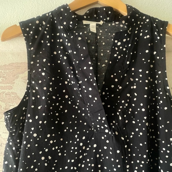Eileen Fisher Black and White Spotty Tunic Dress Size XS - Picture 5 of 11